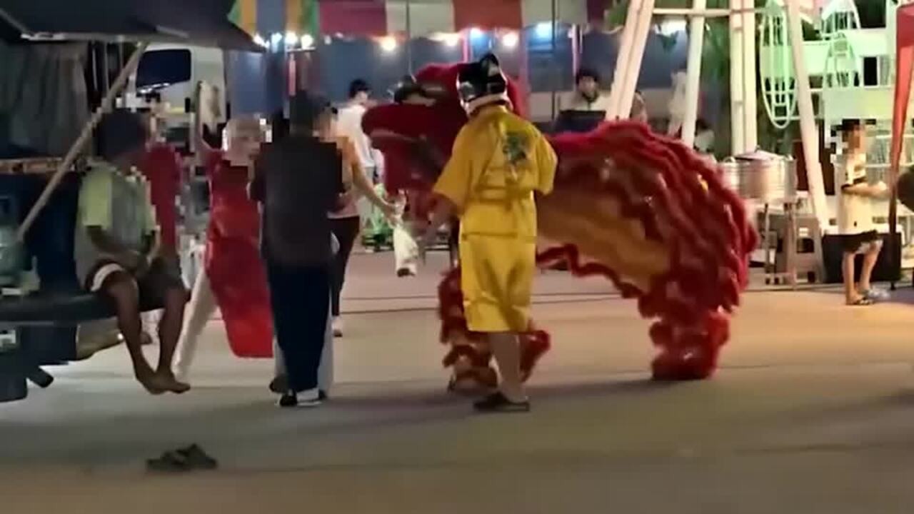 VIDEO: Thai police go undercover as lion dancers to catch a burglar